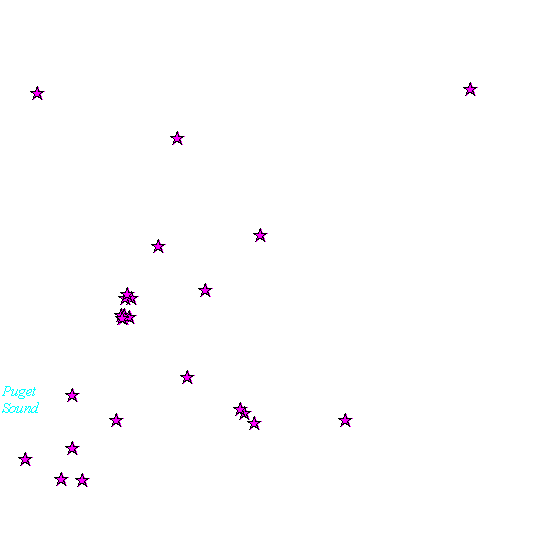 Map of Snohomish County, WA